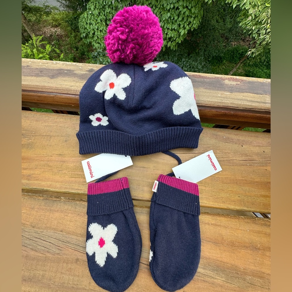 Catimini Hat and Mittens Set 2 T
